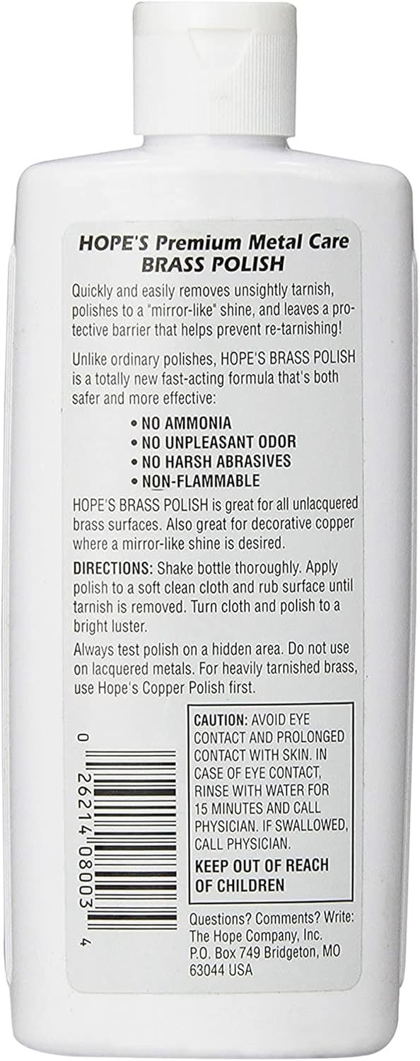 Safe Brass and Copper Cleaner, 8 oz – Pack of 12