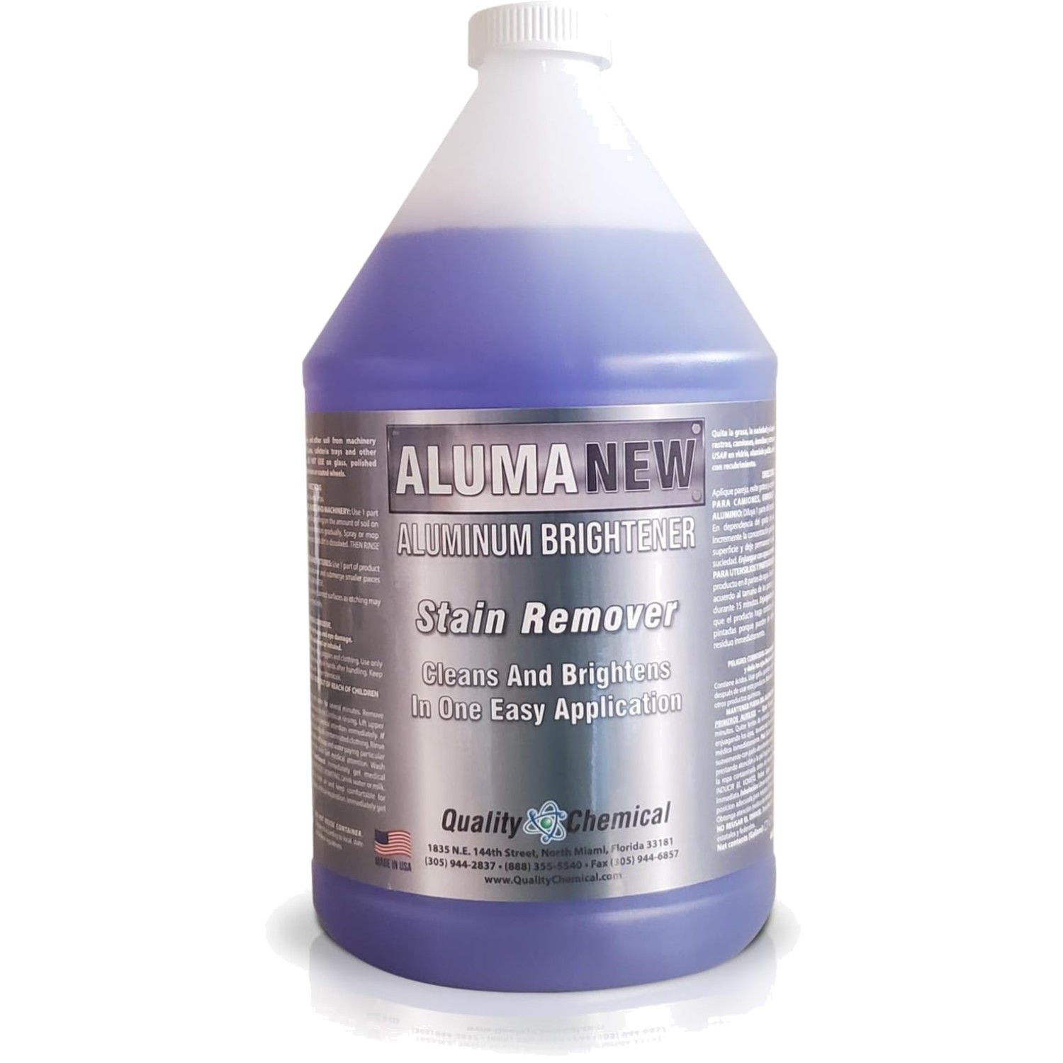 Aluminum Brightener/ Stain Remover / Cleaner & Restorer / / / 1 Gallon 128 F…