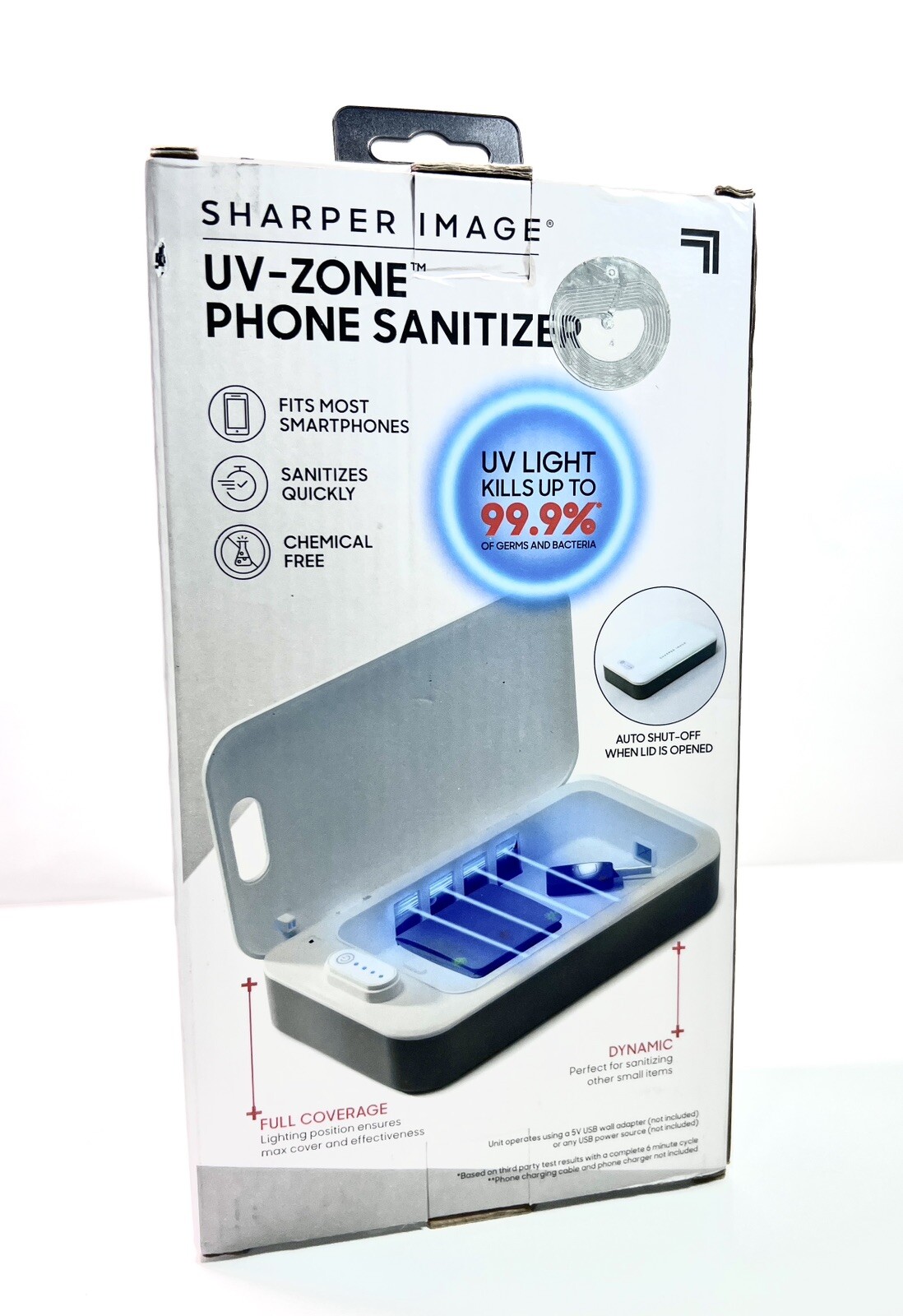 Sharper Image UV Zone Phone Sanitizer