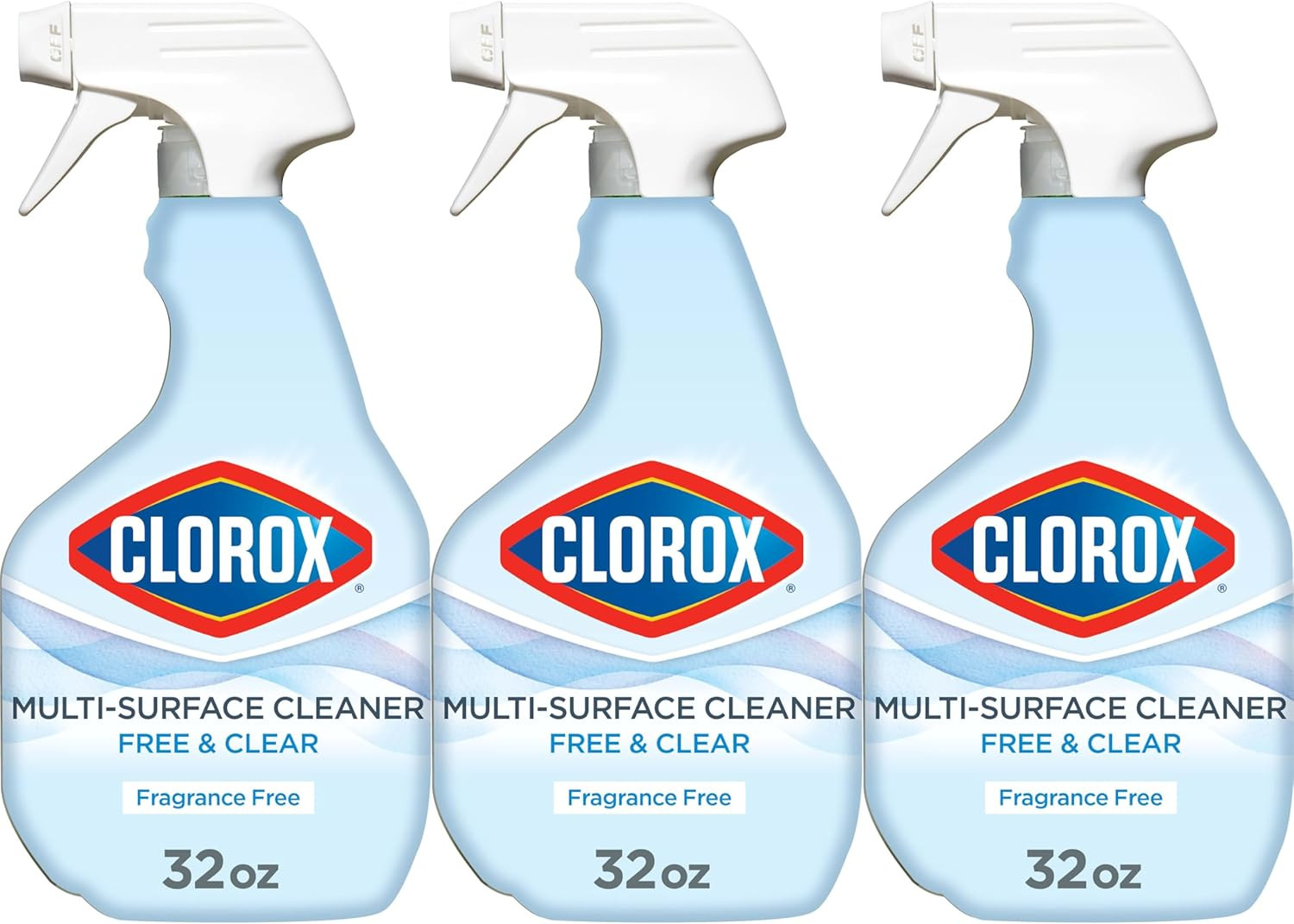 Free & Clear Multi Surface Cleaner, Spray Bottle, Fragrance Free, 32 Fluid Ounce