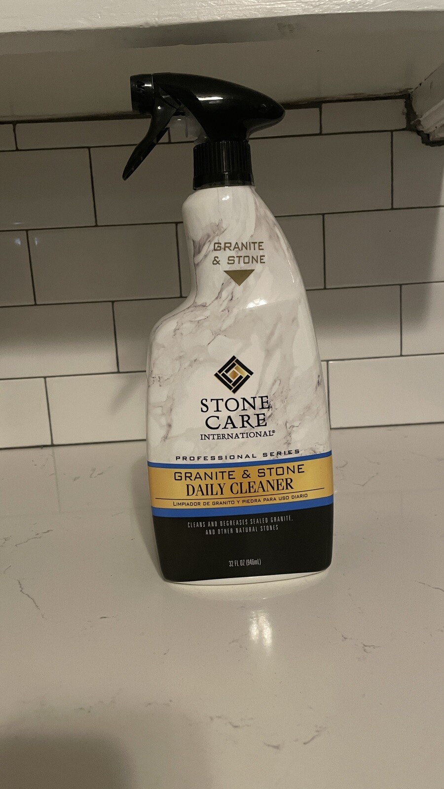 Stone Care International Granite Cleaner – 32 Fluid Ounces Granite Marble Quartz