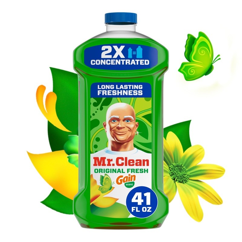 2X Concentrated Multi Surface Cleaner Gain Original Scent All Purpose 41 fl oz