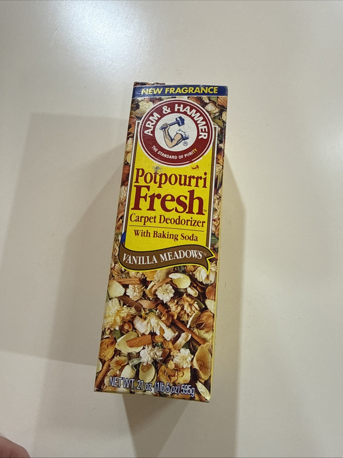 Vintage 1994 Arm & Hammer Potpourri Fresh Carpet Deodorizer Vanilla Meadows