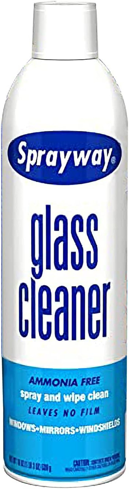 Sprayway Ammonia-Free Glass Cleaner, Foaming Action – Streakless Shine, 15 Ounce