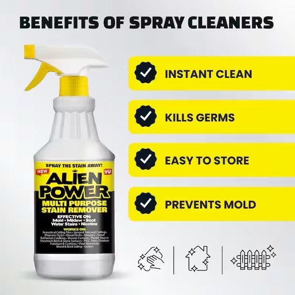2 Pack Alien Power 24 oz. Super Concentrated Stain Remover & All-Purpose Cleaner