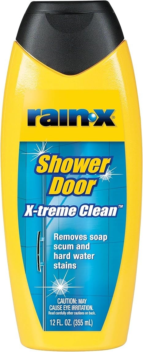 Rain-X 630035 X-Treme Clean Shower Door Cleaner, 12 Fl. Oz – Removes Soap Scum