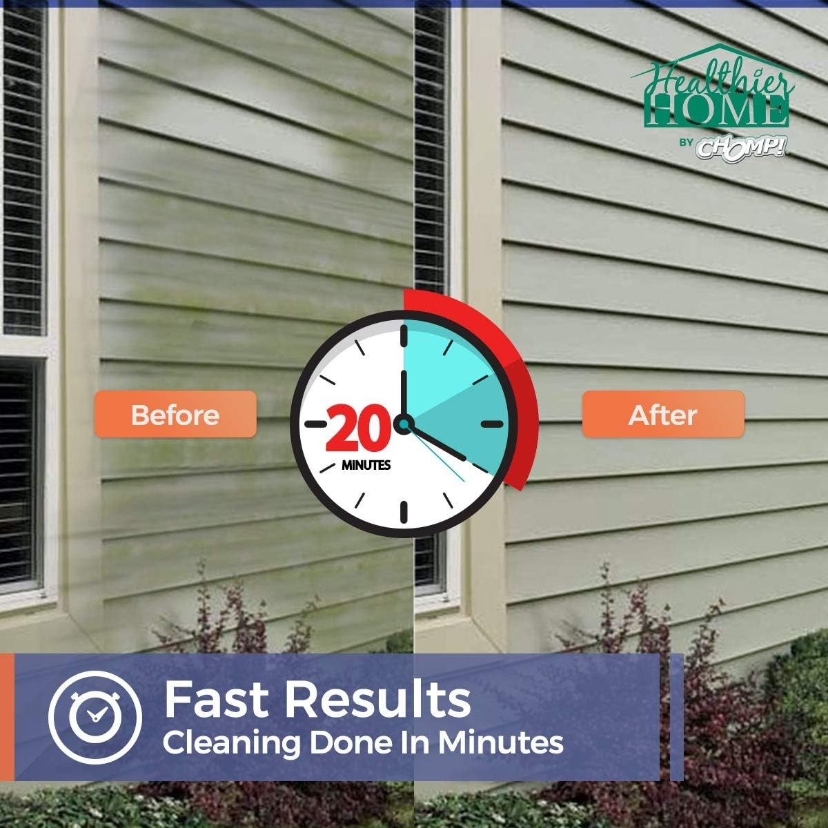 Non-Toxic 32 oz Gutter Cleaning Solution – Instantly Cleans All Types of Gutters