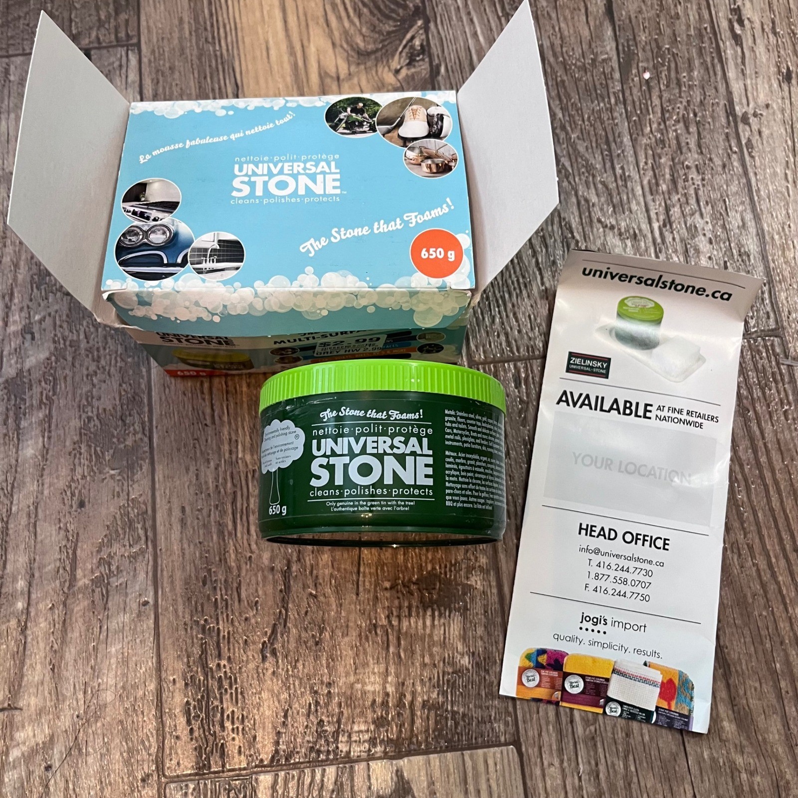 Universal Stone Multi-Surface Cleaner 650g Non-Toxic Eco-Friendly USED