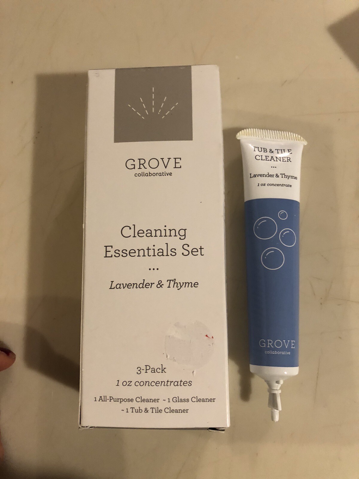 Grove Co Tub and Tile, Glass, All Purpose Cleaner Concentrate Lavender Non Toxic