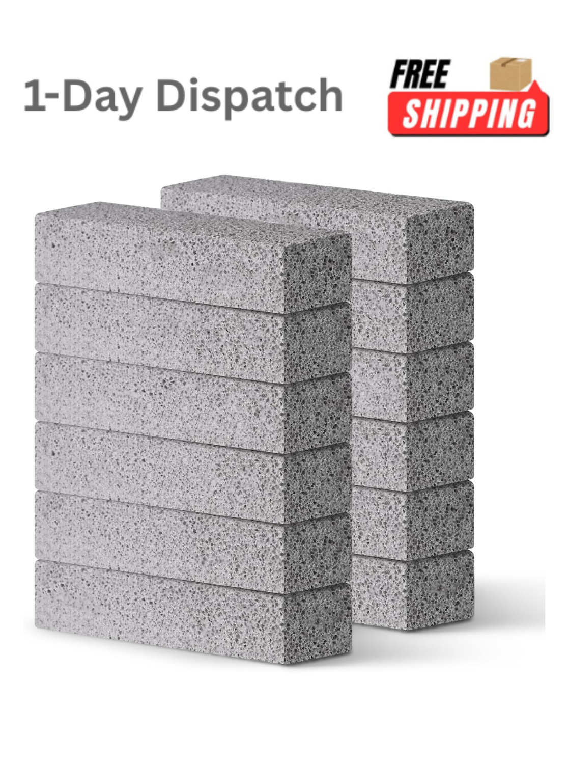 12 Pack Toilet Pumice Stone Cleaner Stick Hard Water Limescale Stain Remover