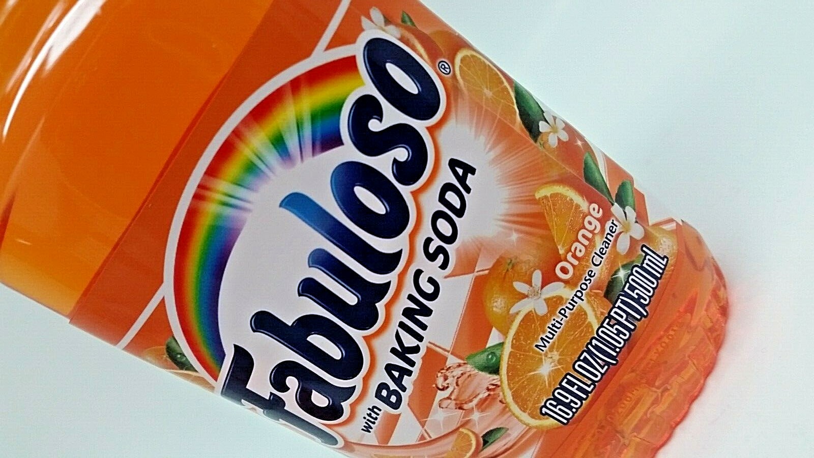 3 Bottles x Fabuloso ORANGE w/ BAKING SODA All Purpose Cleaner 16.9 oz Ea Bottle