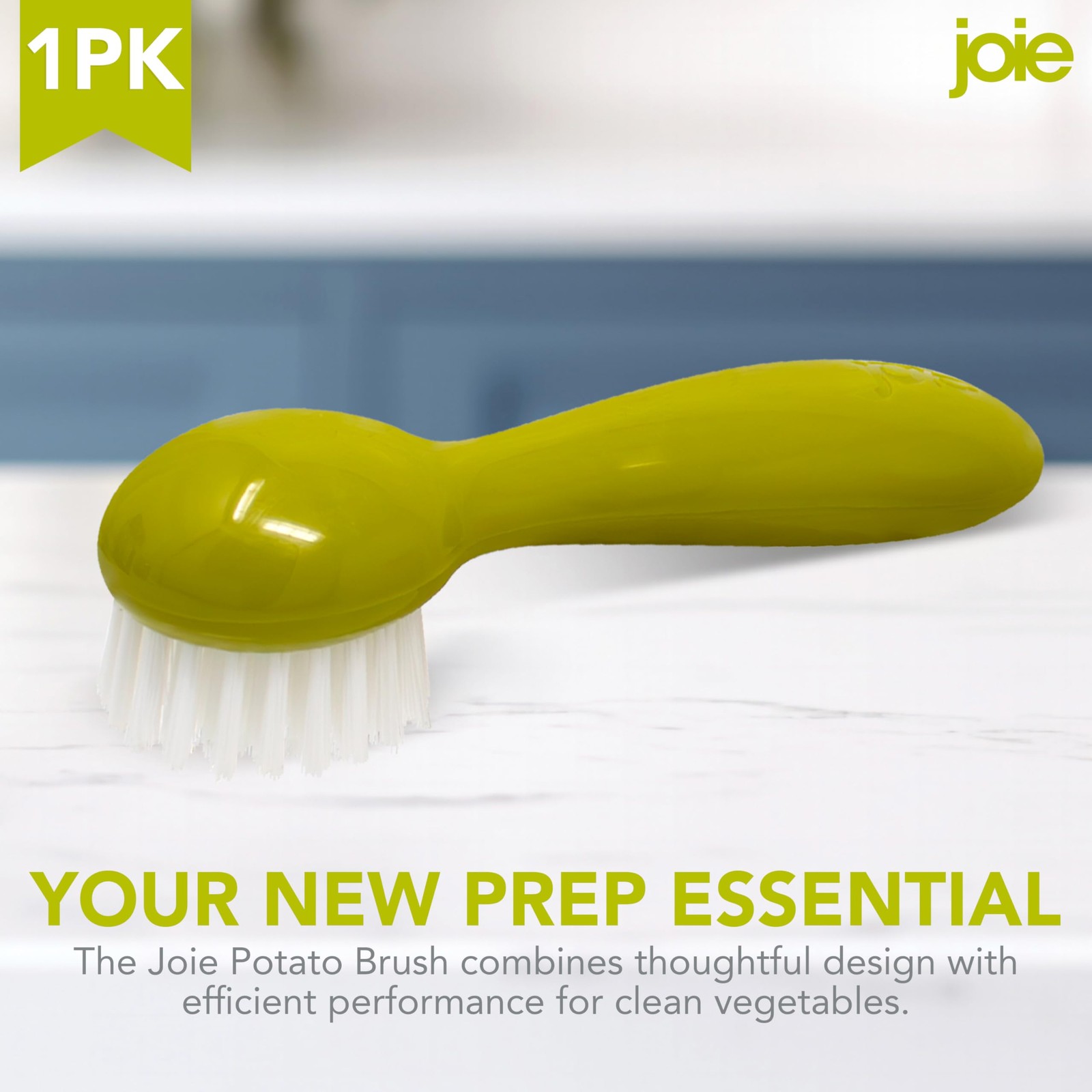 Potato Scrub Brush, Ergonomic Easy Grip Handle, Ideal for Cleaning Vegetables…