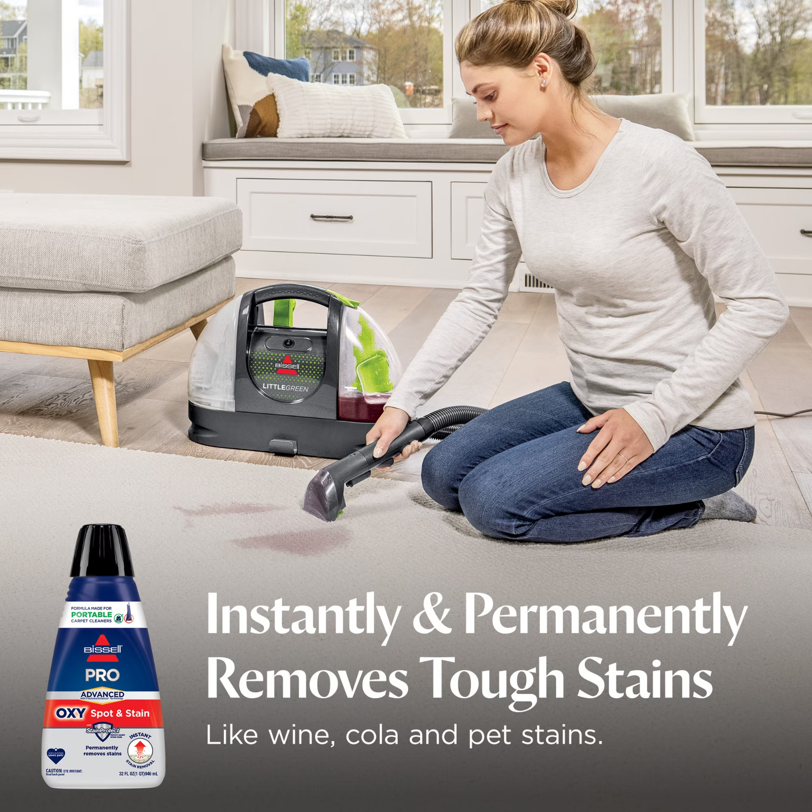 BISSELL Pro Oxy Spot Stain Cleaner Fresh Scent 32 fl oz 2038W – Free Shipping