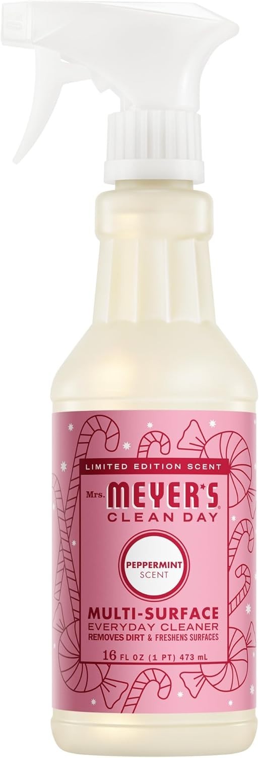 MRS. MEYER’S CLEAN DAY Multi-Surface Everyday Cleaner, Peppermint Scent, 16 Fl O
