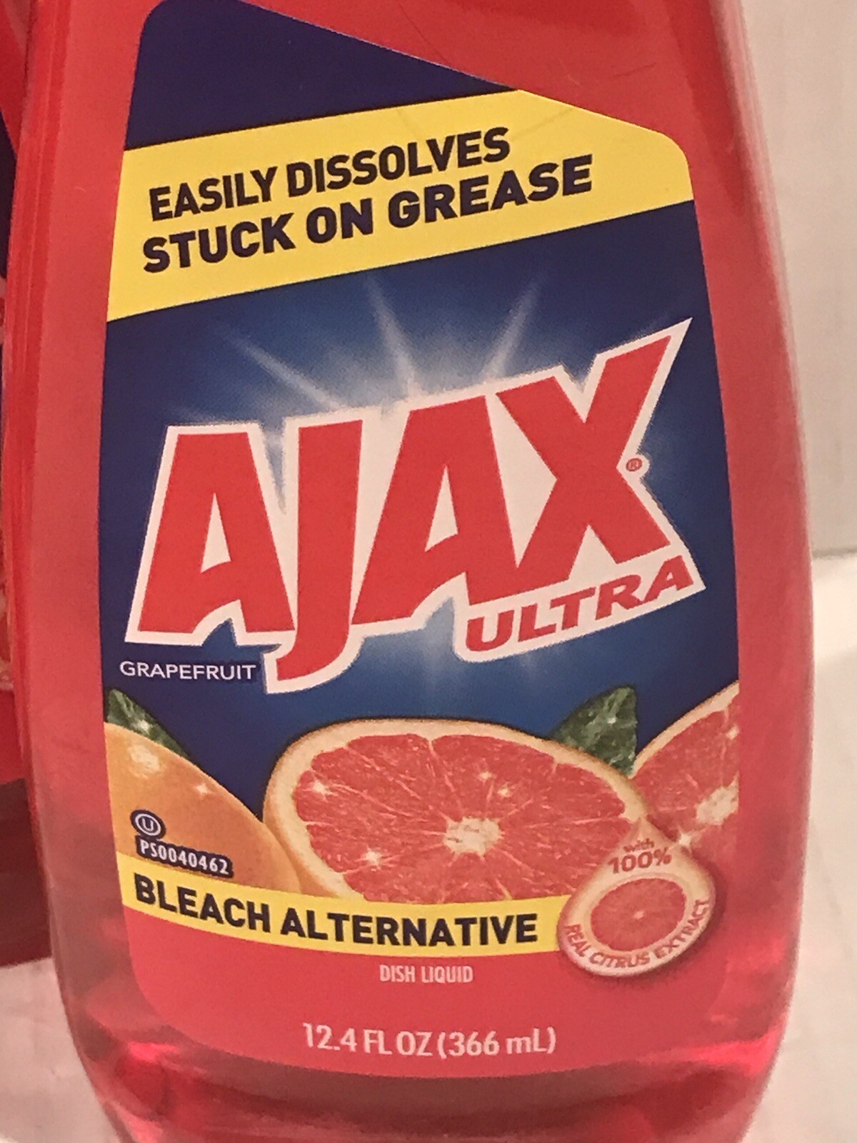 Ajax Ultra Grapefruit Dish Washing Detergent Liquid Soap 12.4oz 4 Pack NEW