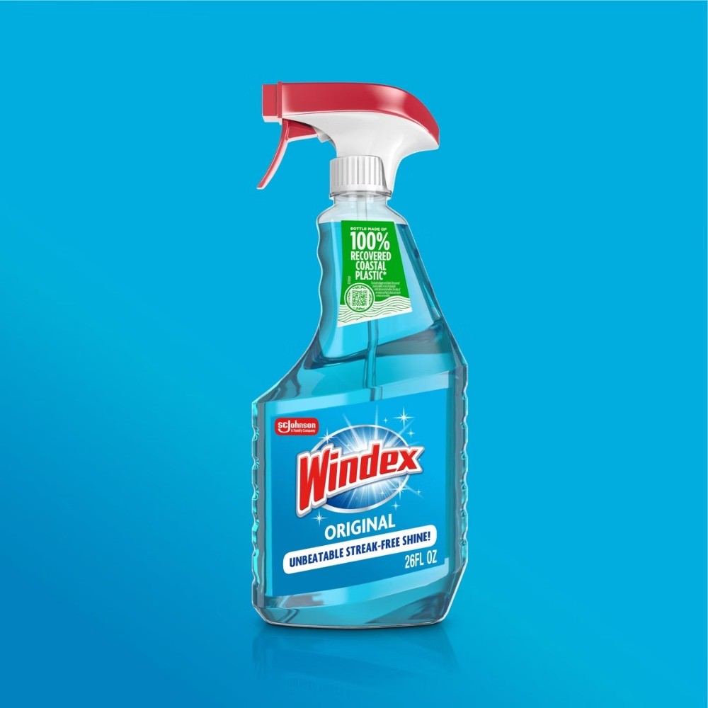Windex Original Blue Window and Glass Cleaner Spray – 26 fl oz