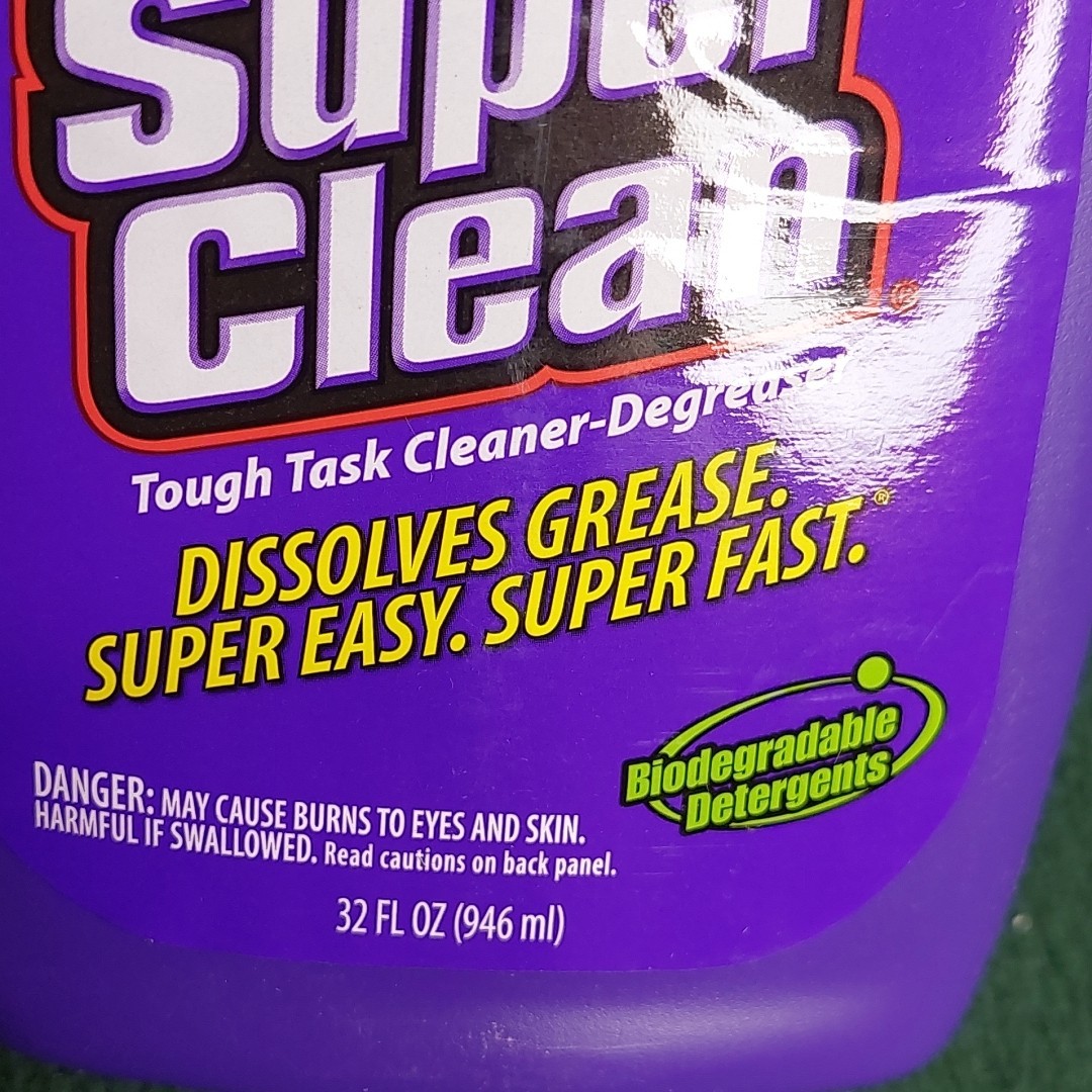 Superclean Cleaner and Degreaser 32zz Spray Bottle (QTY 2 pack)