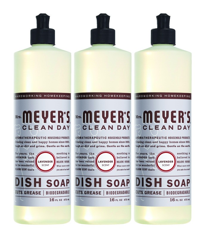 Mrs. Meyer’s Clean Day Lavender Scent Liquid Dish Soap 16 oz 1 pk (Pack of 6)