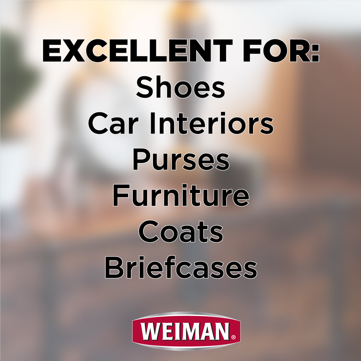 Weiman LEATHER CONDITIONER CLEANER Protect Restore Car Auto Seat Shoe Sofa 12oz