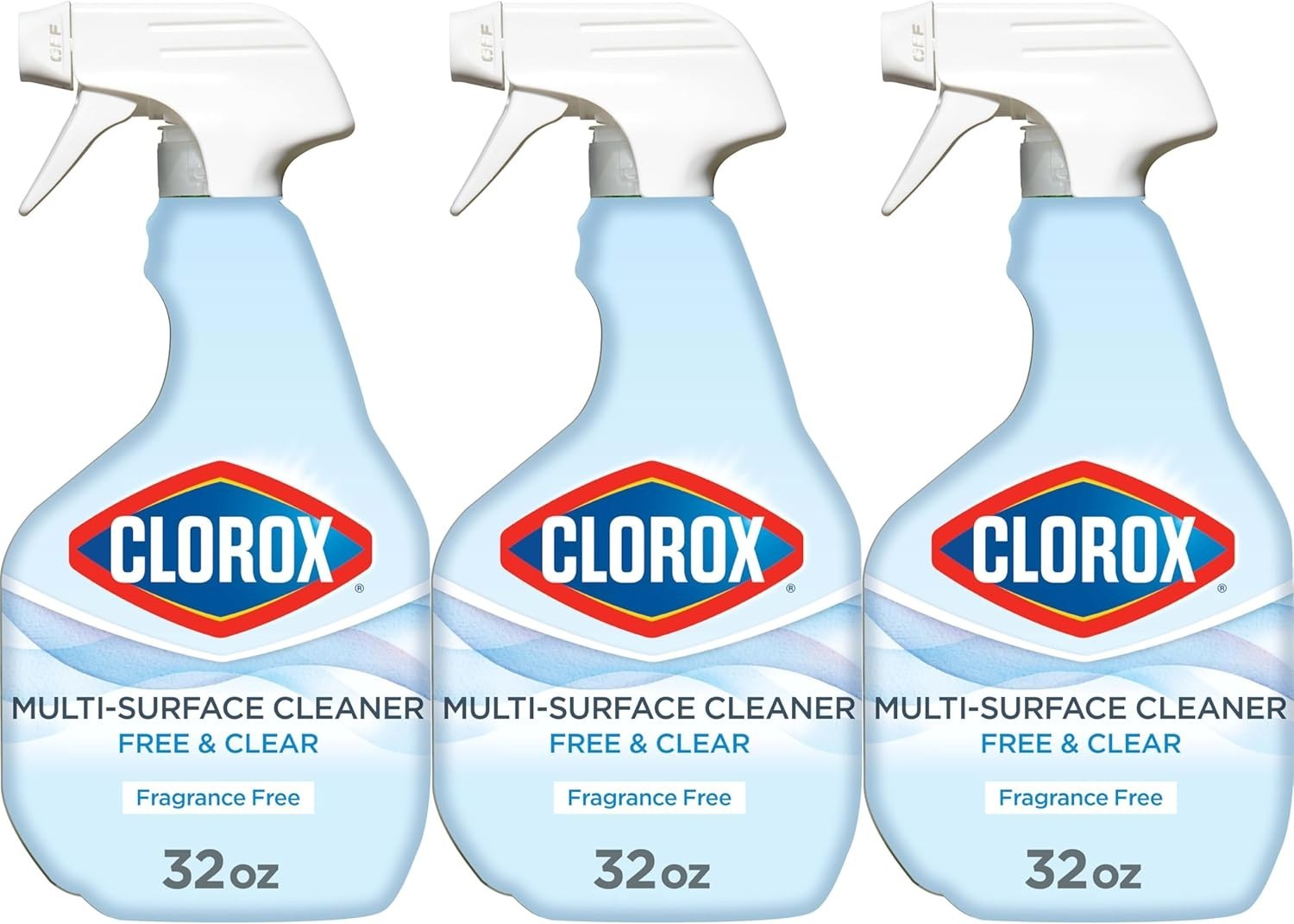 Free & Clear Multi Surface Cleaner, Spray Bottle, Fragrance Free, 32 Fluid Ounce
