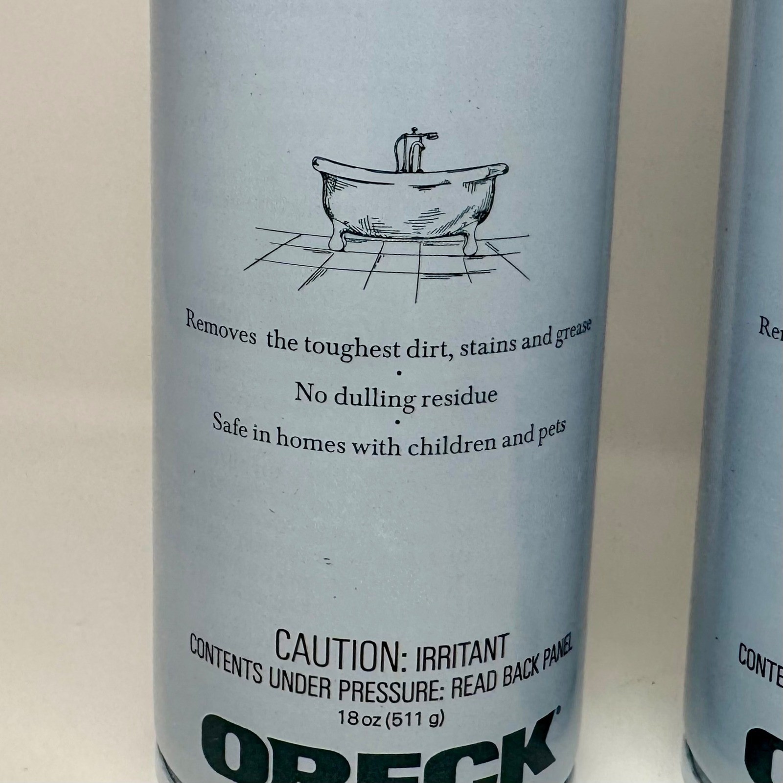 Lot of 3 New Oreck Luxury Vinyl & Tile Floor Cleaner 18oz Aerosol Spray Cans