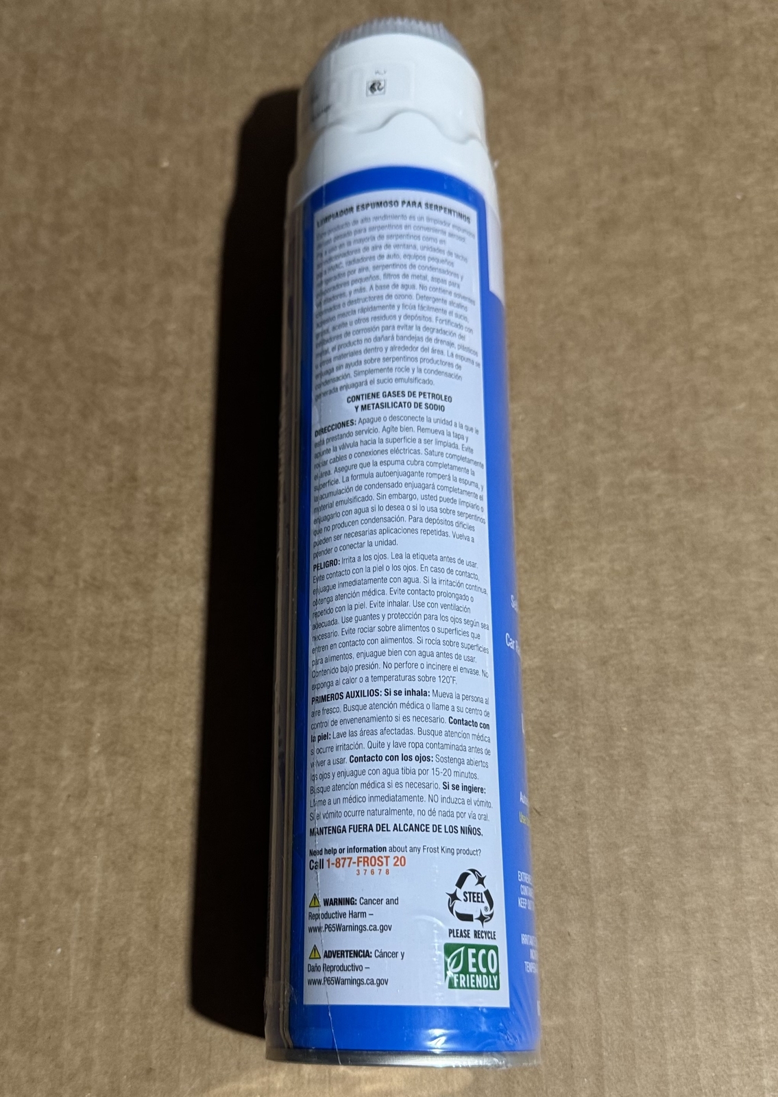 Frost King AC Foaming Coil Cleaner with Scrubber 19oz