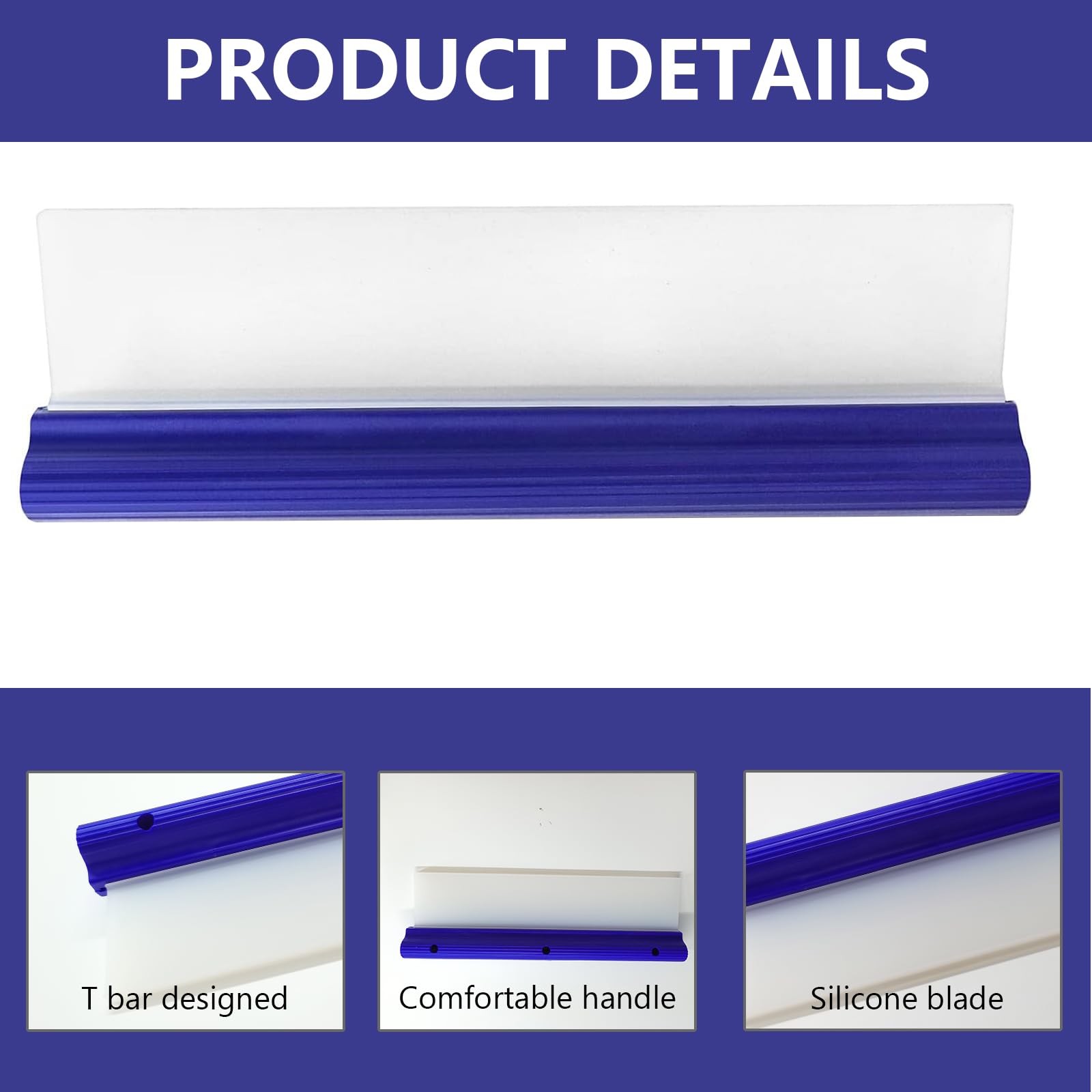 Professional Automotive Wiper Blade Squeegee, 12 inch 3-Layer Silicone Water …
