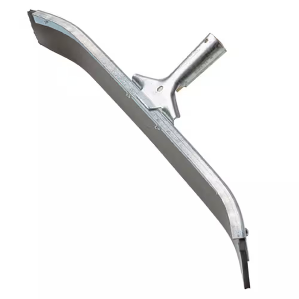 36 In. Industrial Duty Galvanized Steel Curved Floor Squeegee