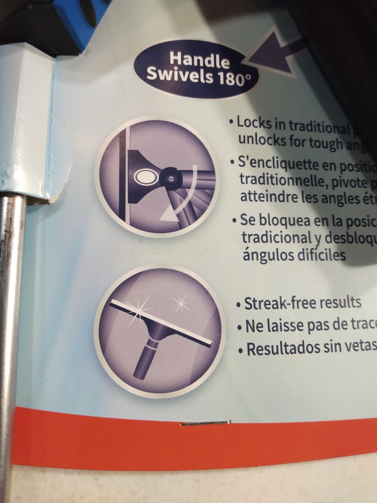 Unger Professional Swivel 18 in. W Plastic Window Squeegee 2 packs