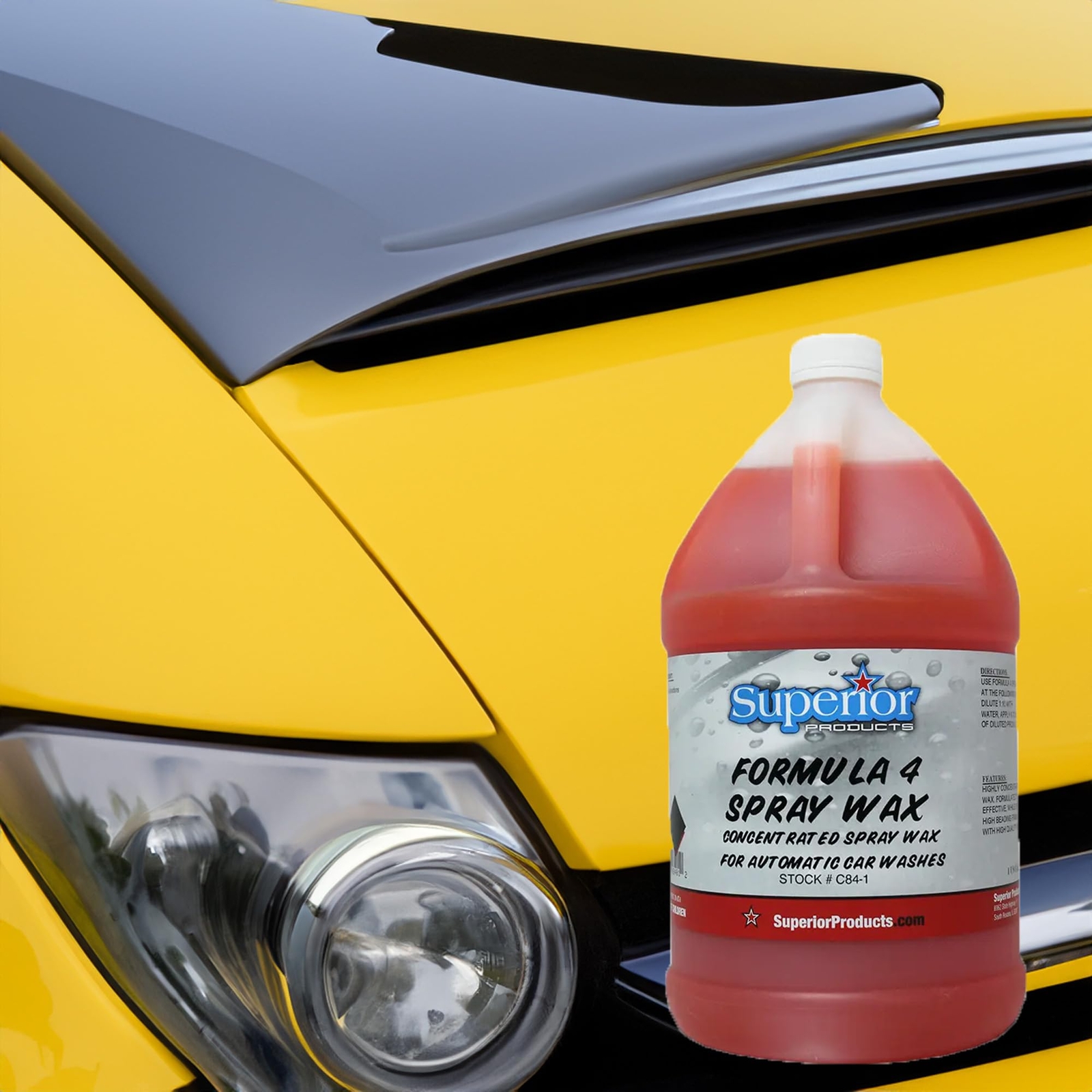 Superior Products Formula 4 Spray Wax 1 Gal