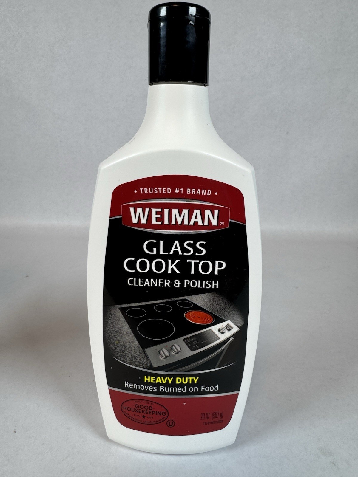 Weiman, Glass/Ceramic Stove Cooktop Cleaner & Polish, Heavy Duty, 20 oz, Full