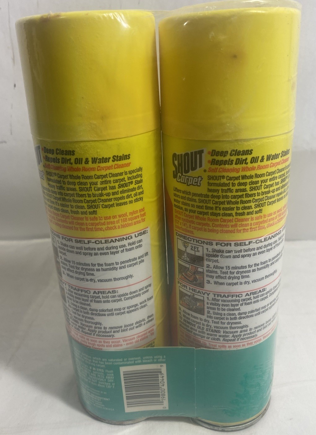 Super Rare Sealed Shout Carpet 22 OZ Cans 1995 Bottle Sealed Movie Prop Aerosol
