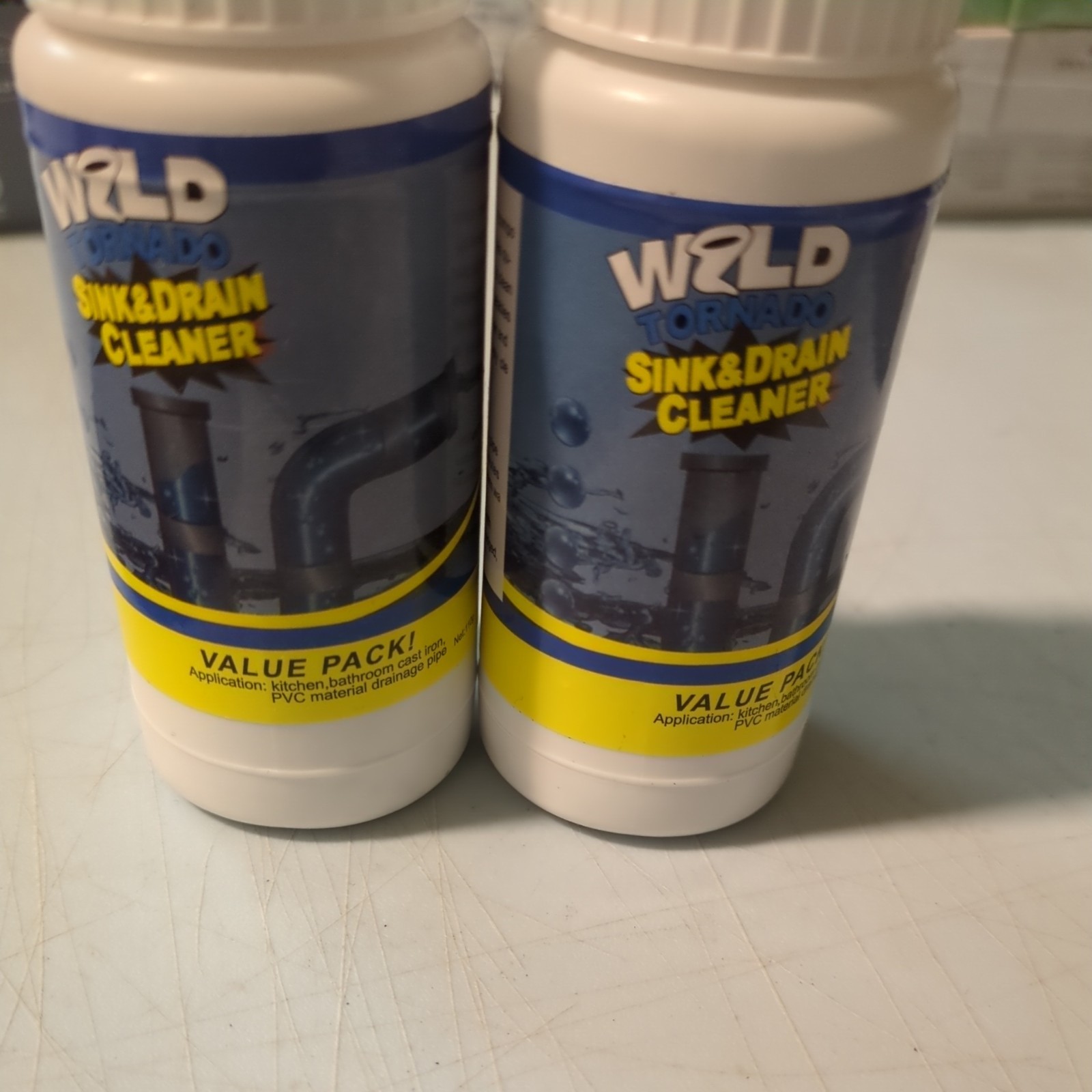 2 pack Wild Sink & Drain Cleaner, Wild Tornado Drain Cleaner