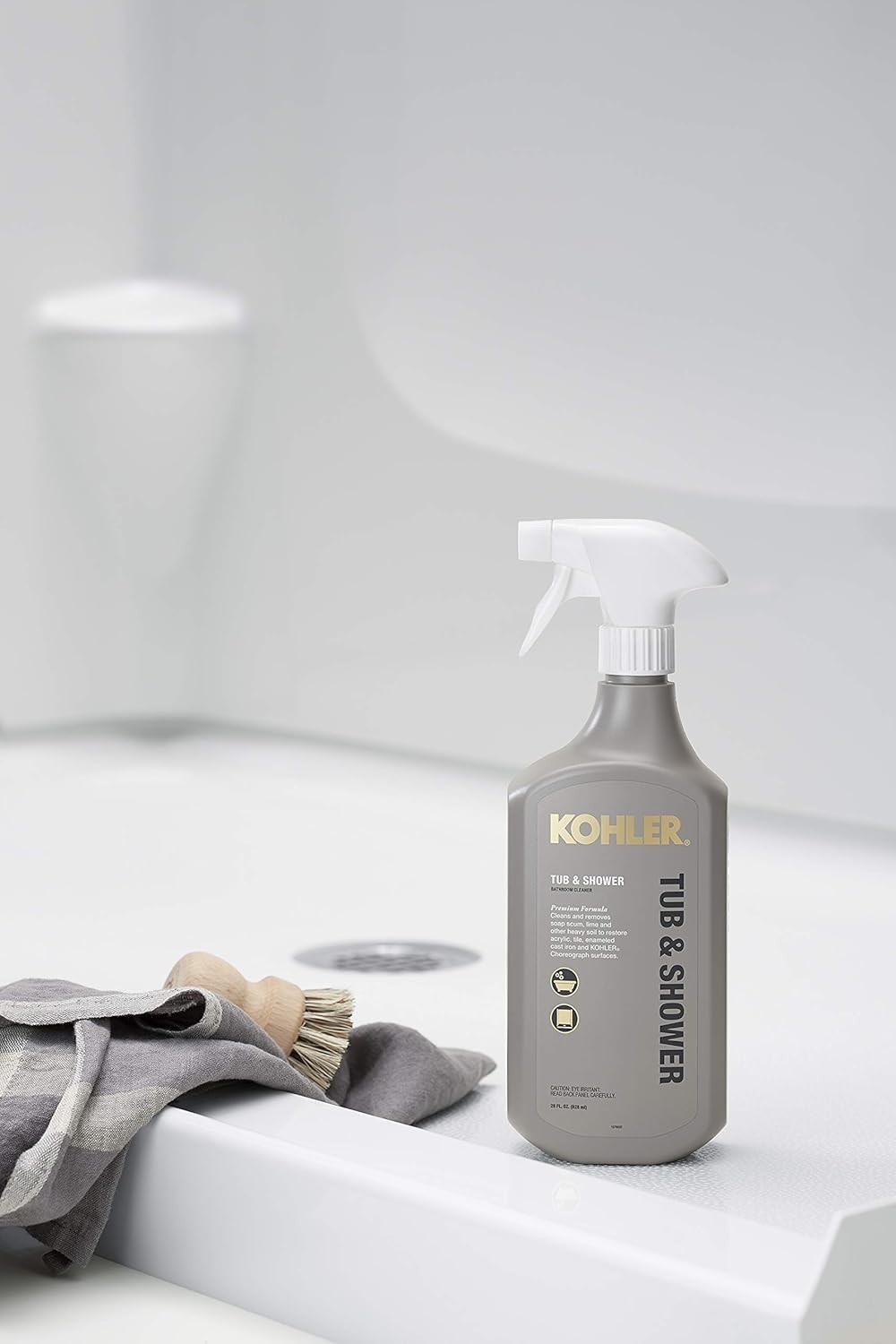 Natural Bathroom Cleaner 28 FL Oz – Fragrance Free & Food Safe for Peace of Mind