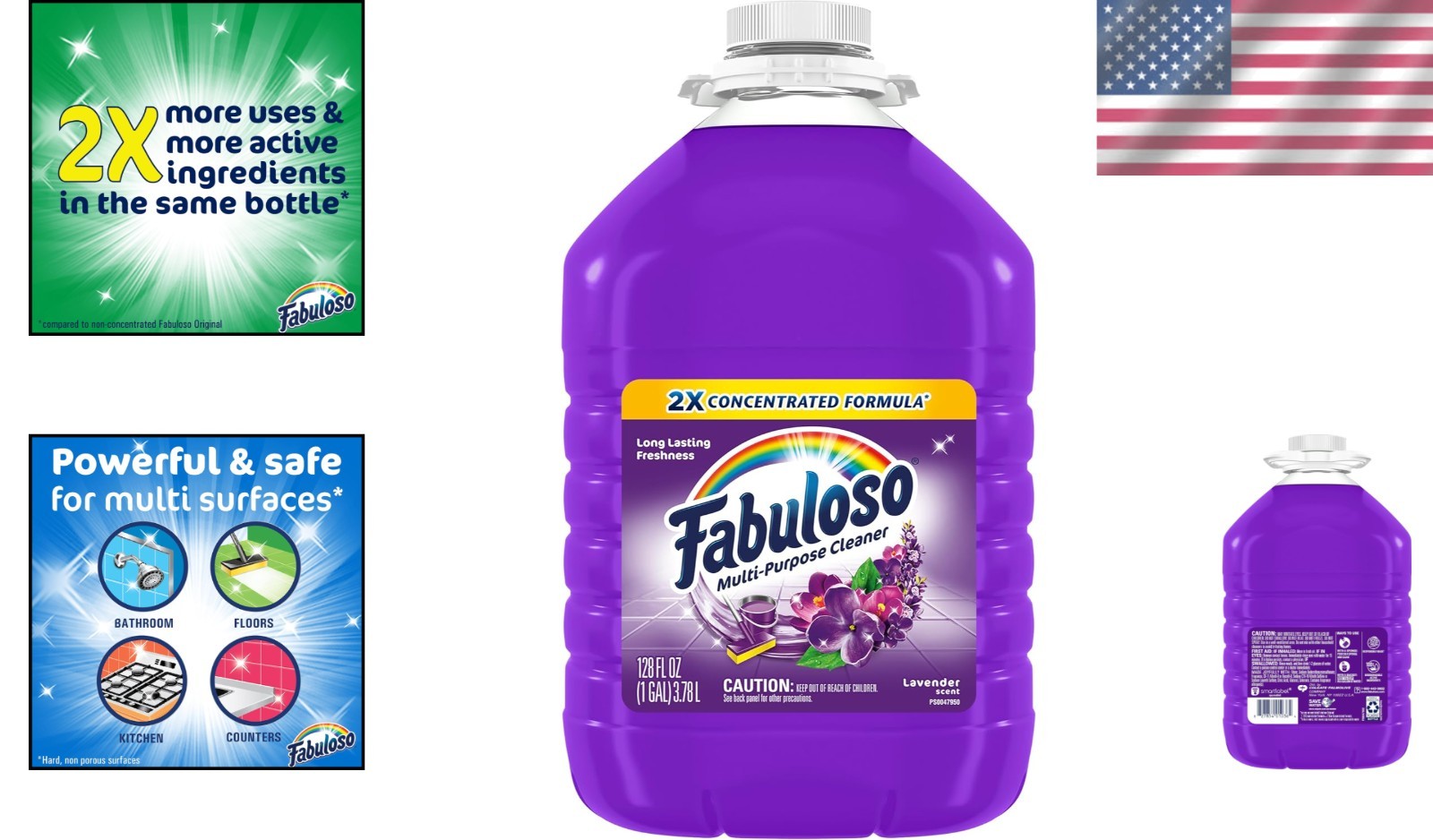 128 fl oz Lavender Multi-Purpose Cleaner – 2X Concentrated for Maximum Freshness