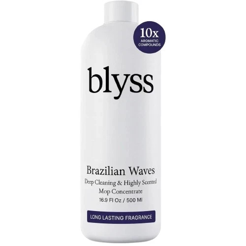 Blyss Brazilian Waves Mop Soap Floor Cleaner for Vinyl Laminate Hardwood
