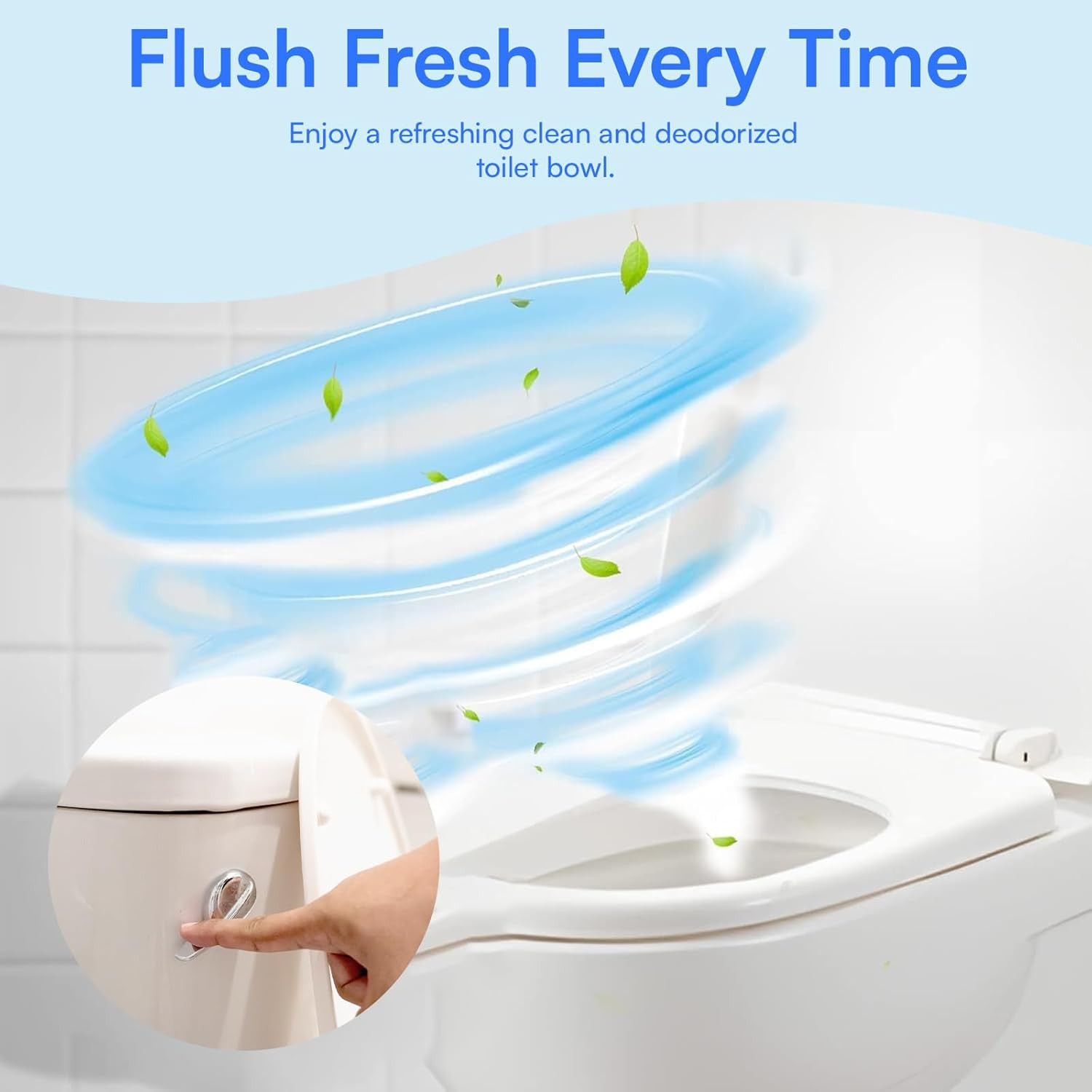 Automatic Toilet Bowl Cleaner – Easy to Install Toilet Tablet Holder – Self-Clea