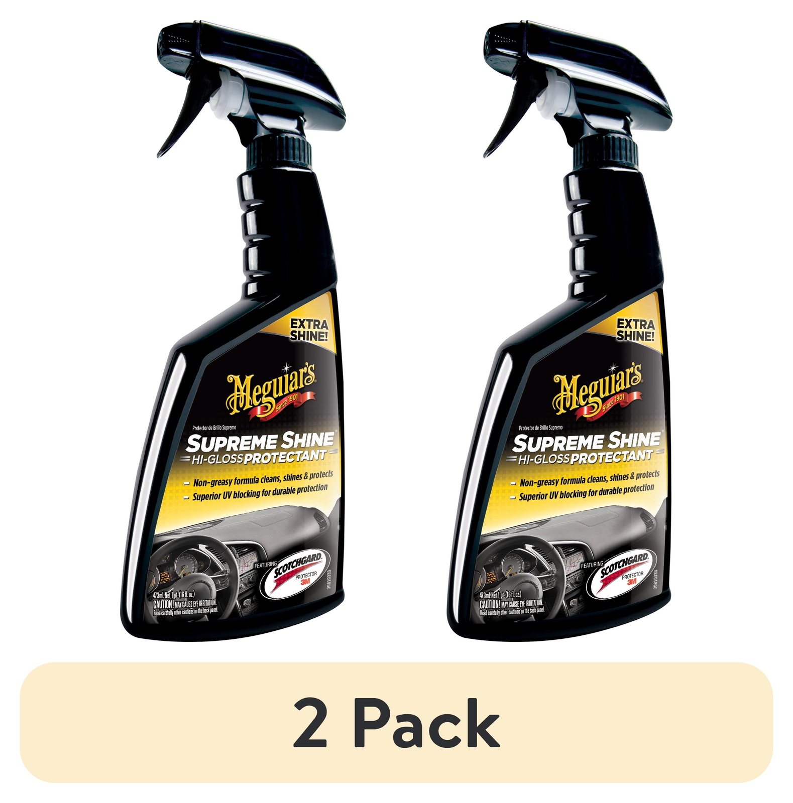 (2 pack) Meguiar’s Supreme Shine Protectant, G4016, 16 Oz