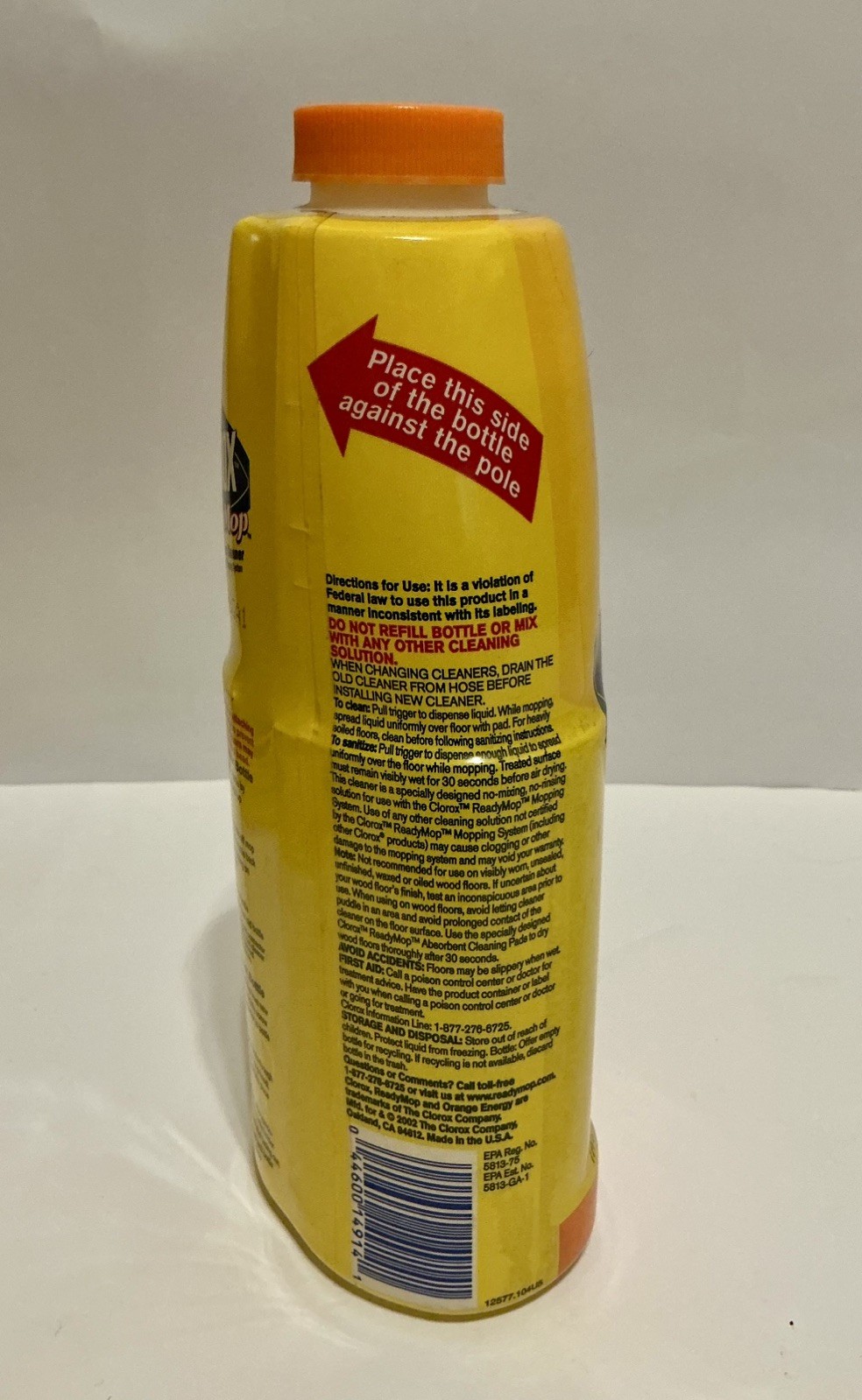 Clorox Ready Mop ( Orange Energy) Advanced Floor Cleaner 24oz Discontinued 4813