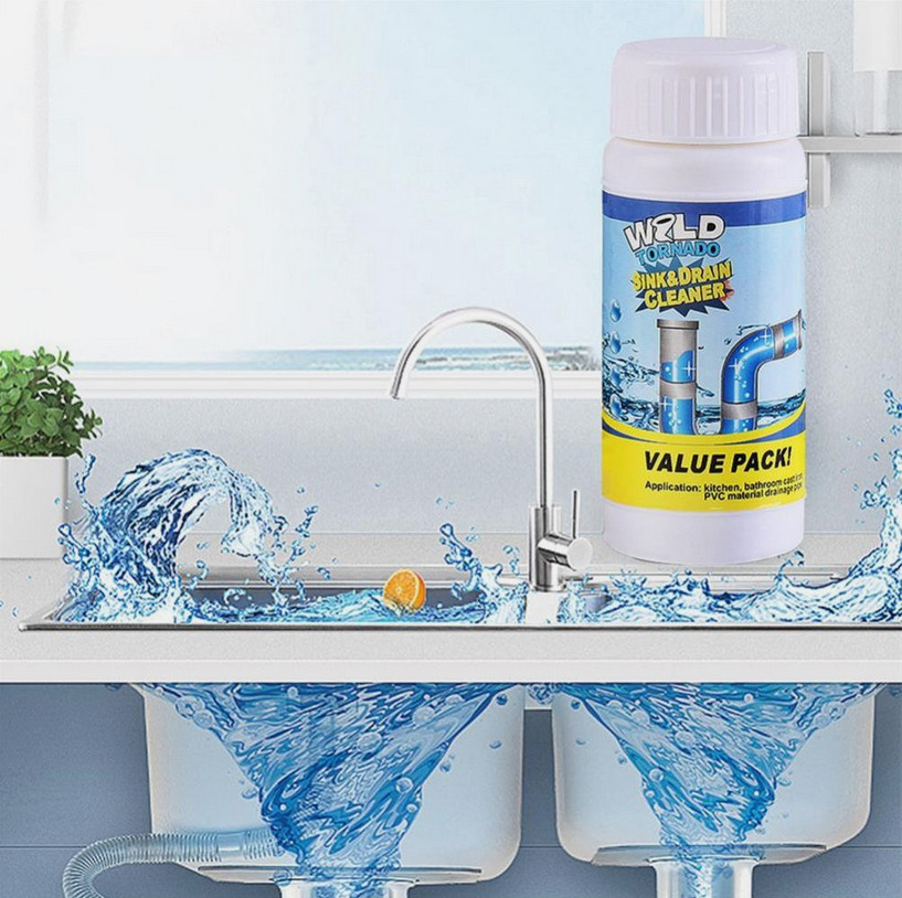 Wild Tornado Powerful Sink Drain Cleaner High Efficiency Clogging Cleaner