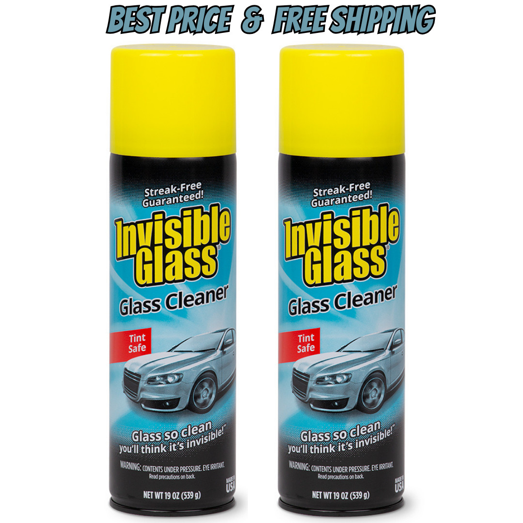 New Stoner Invisible Glass Automotive Glass Cleaner, 19 oz (Pack of 2)