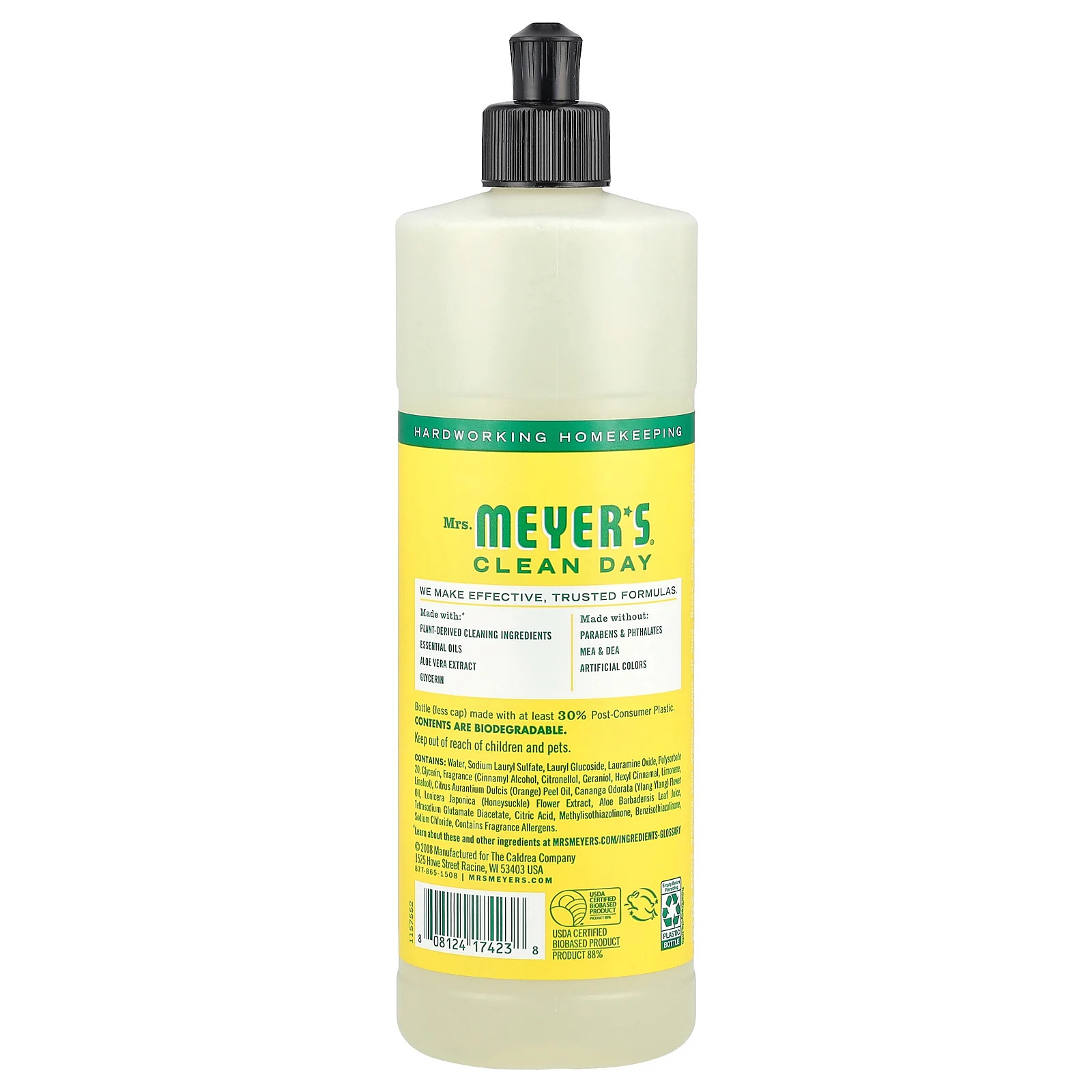 Dish Soap, Honeysuckle , 16 fl oz (473 ml)