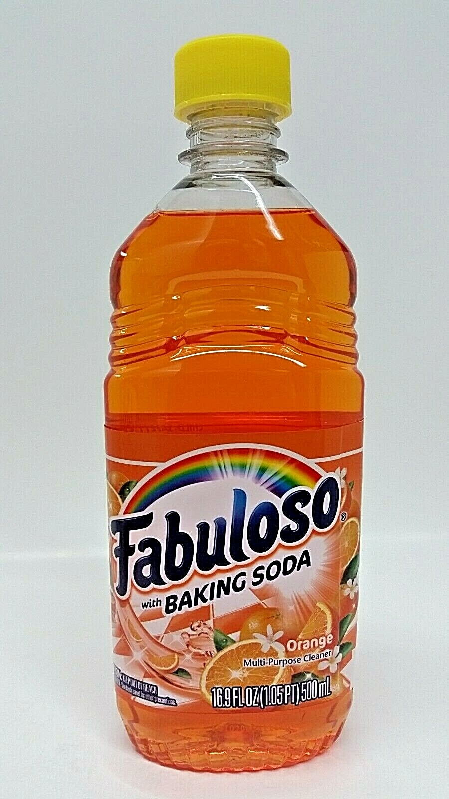 3 Bottles x Fabuloso ORANGE w/ BAKING SODA All Purpose Cleaner 16.9 oz Ea Bottle