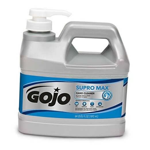 SUPRO MAX Hand Cleaner, 1/2 Gallon Heavy Duty Hand Cleaner Pump Bottles (Pack