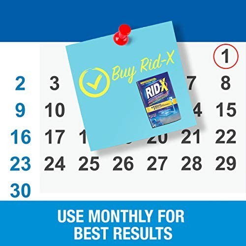 Septic Treatment 3 Month Supply – 6 Septi-Pacs, 3.2 oz Each, Drain Care Solution