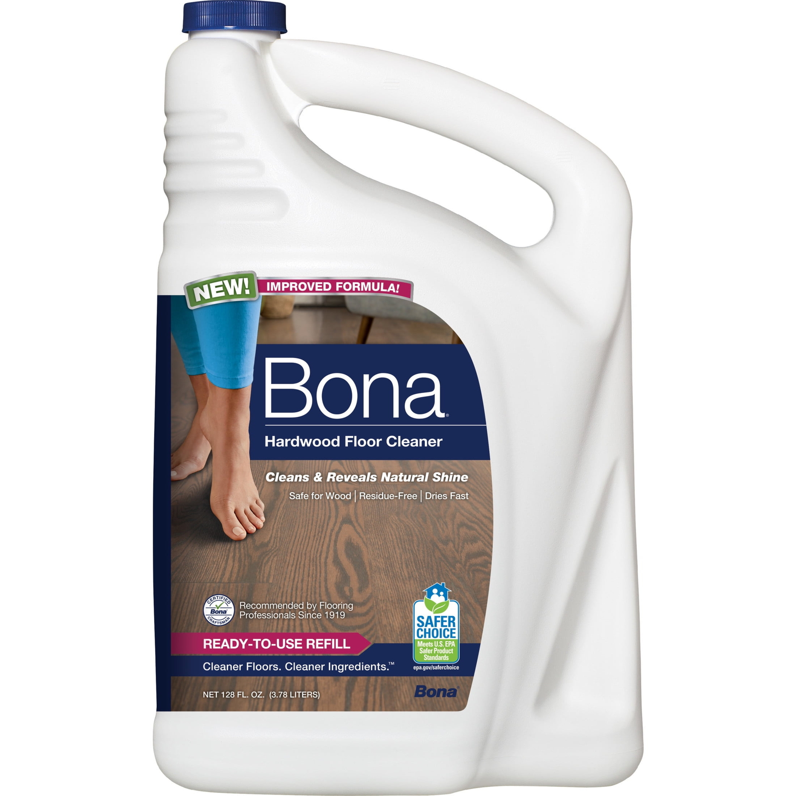 Hardwood Floor Cleaner Refill Unscented 128 fl oz