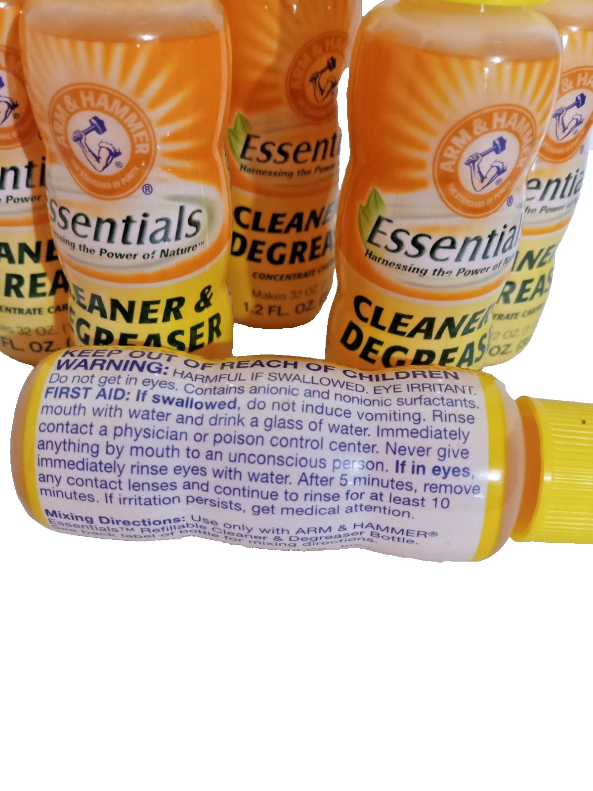 New Lot 6x Mulit-Purpose CLEANER & DEGREASER Arm & Hammer Concentrate Cartridge
