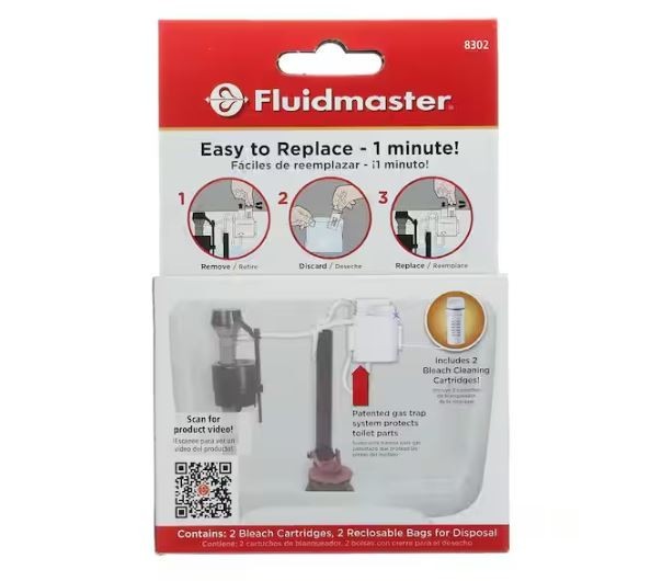 Flush N Sparkle Bleach Toilet Cleaning Refills (2-Pack), Fluidmaster 8302P8