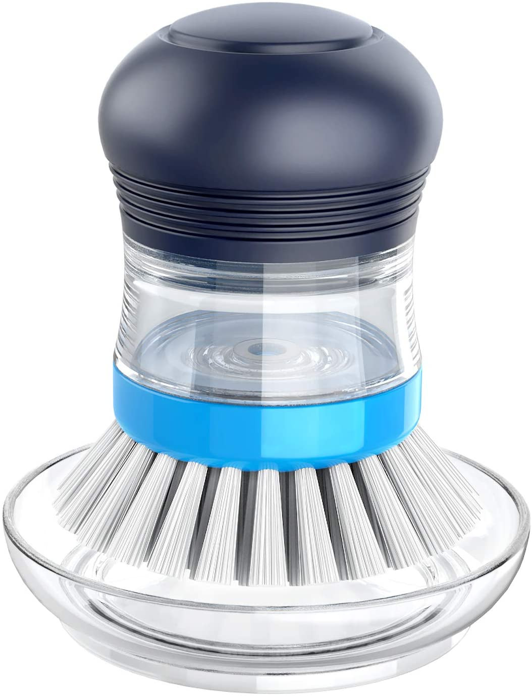 Soap Dispensing Palm Brush Storage Set Kitchen Sink Cleaning 1 Set