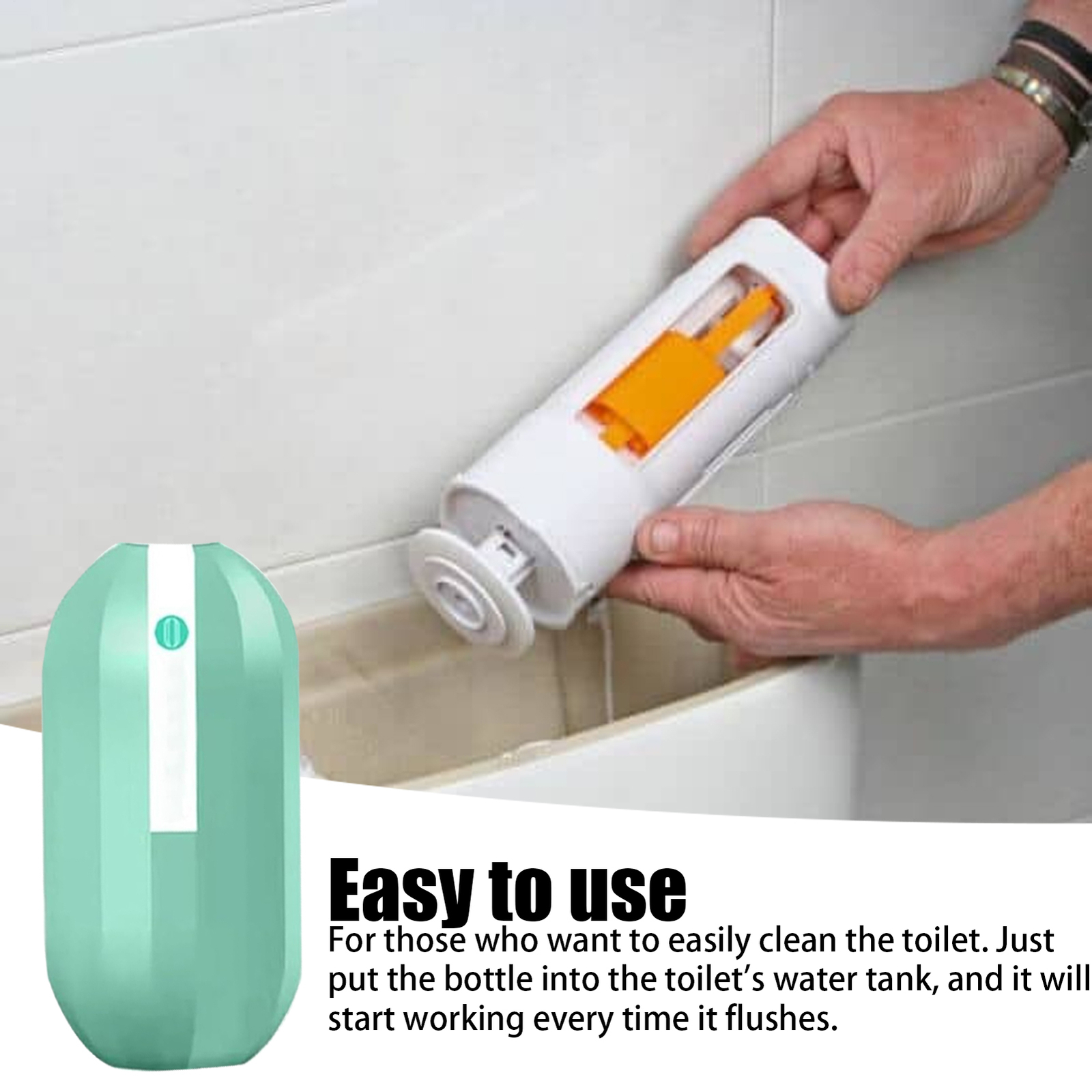 1pc Krazy Klean Toilet Cleaner Krazy Cleaner Pro Easy To Use Restroom Cleaner